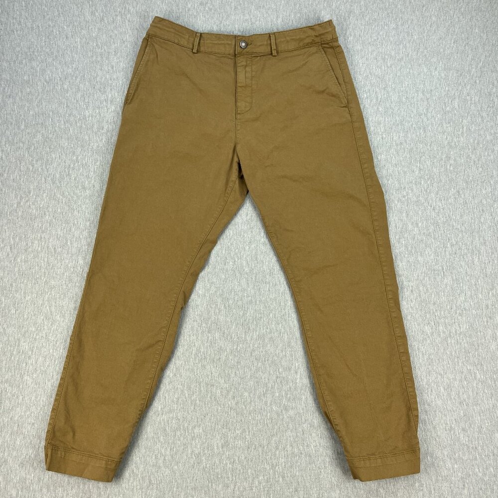 Flint And Tinder Joggers Mens 34x30 Tan Beige Stretch Cotton Relaxed Huckberry
